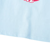 フューチャーフレンドスリムフィットTシャツ スカイブルー