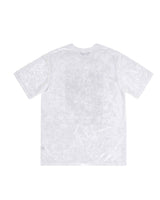 Velvet print Oversized T-Shirt _ WHITE