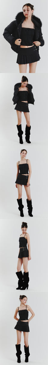 CHARLOTTE LACE TOP black