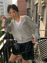 [MADE] ルエリーレザーショーツ