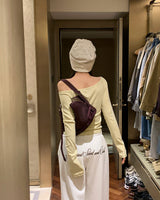 [ORIGINAL] Pub Off-Shoulder Long Sleeve T-Shirt