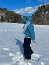 Blue Bear Hooded Padding (4 Colors)