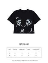 スモーキング ガールズ Tシャツ BK
