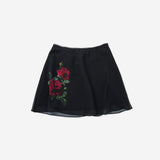 ROSE LAYERED SKIRT [BLACK]