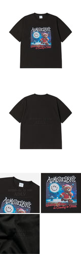 24FW ランニング サンタベア 半袖Tシャツ ブラック