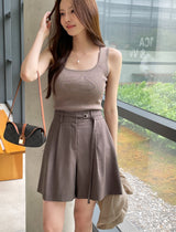 Koren V-neck Linen Short Sleeve Jacket