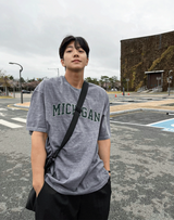 ウォッシュドミシガン半袖Tシャツ