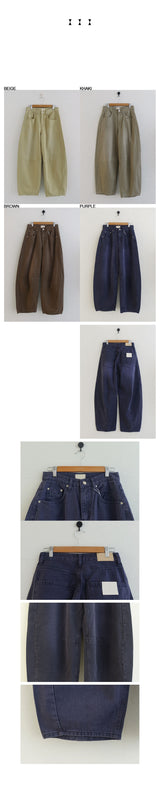 SAND BALLOON WIDE PANTS (BEIGE)