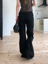 Rock chic belt bootcut pt