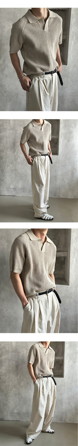 [S/S] Linen raglan open kara knit(4color)