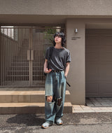Recluse Funky Damage Balloon Denim Pants