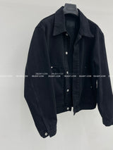 [UNISEX] カーペンターブラックデニムジャケット