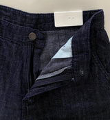 Marlo Linen Raw Denim 3/4-Length Shorts 1 Color