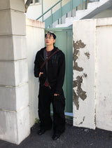 No.1404 CREW hood ZIP-UP (3color)