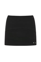 アイレットスリットスカート (black)
