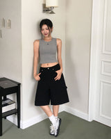 [MADE/XS-XL] 5ポケットバミューダパンツ
