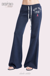 New York low-rise semi-boot casual pants