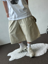 Jien Side Snap Cotton Bermuda Shorts 5color