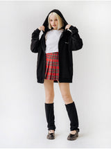 BLACKBUNNY BACK HOODIE ZIP-UP