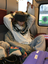 Santa Nordic Knit Hoodie (4c)