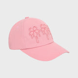 Dripping Patch Ball Cap _ Pink