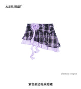 allbubble Tattered floral skirt