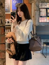 Winter Daily Basic Round Knit (11color)