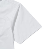 TEMPUS OVER-FIT HALF SLEEVE SHIRT [WHITE]