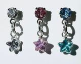 シルバーミニスターピアス (3color)