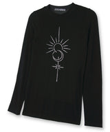 Day And Night Sheer Long Sleeve_Black