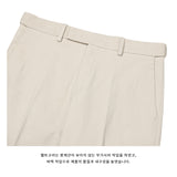 LMN レイニーハイデンシティヒドゥンバンディングコットンスラックス (5 colors)