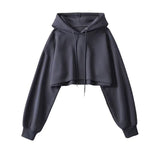 More Basic Short Hooded T-shirt