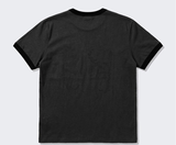 エッセンシャルスタンダード半袖リンガーTシャツ レッドハートチャコール