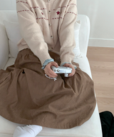 コーデュロイロングスカート