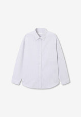 ST Basic Oxford Overfit Stripe Shirts