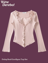 Daisy Real Cardigan Top Set