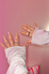Mini star wave ring