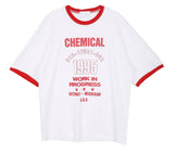 No.0808 ケミカルリンガーハーフTシャツ