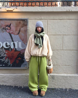[BELLIDE MADE] Self-interest renewal Two-way napping jogger sweat pants