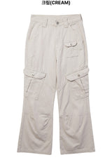 Marble Flare Work Pants