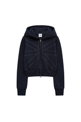 england hood zip up (navy)