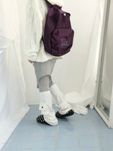 Punch Damage Hooded Knitwear Zip-Up