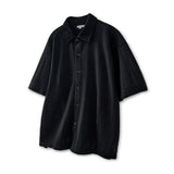 Crochet Half Shirt [Black]