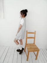 チェックボタンドレス /white