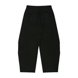 Structured Curved Chino Pants - Black