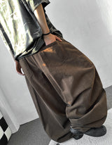 Flip Fold Pintuck Balloon Pants 3color