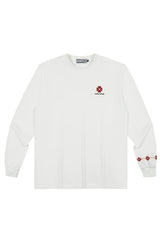 クローバーエンブロイダリー長袖Tシャツ