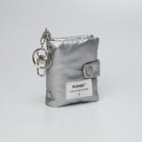Mini 3-Ring Diary Keyring - Silver