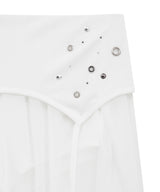 eyメッシュ スカート(white)