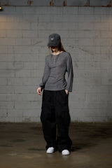 フェアリーウールロングスリーブ / チャコール